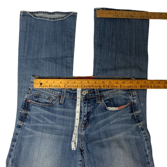 Lucky Brand Sofia Boot Ankle Womens Jeans Tag 8/29 Blue Cropped Mid-Rise W30xL30 - Picture 9 of 12